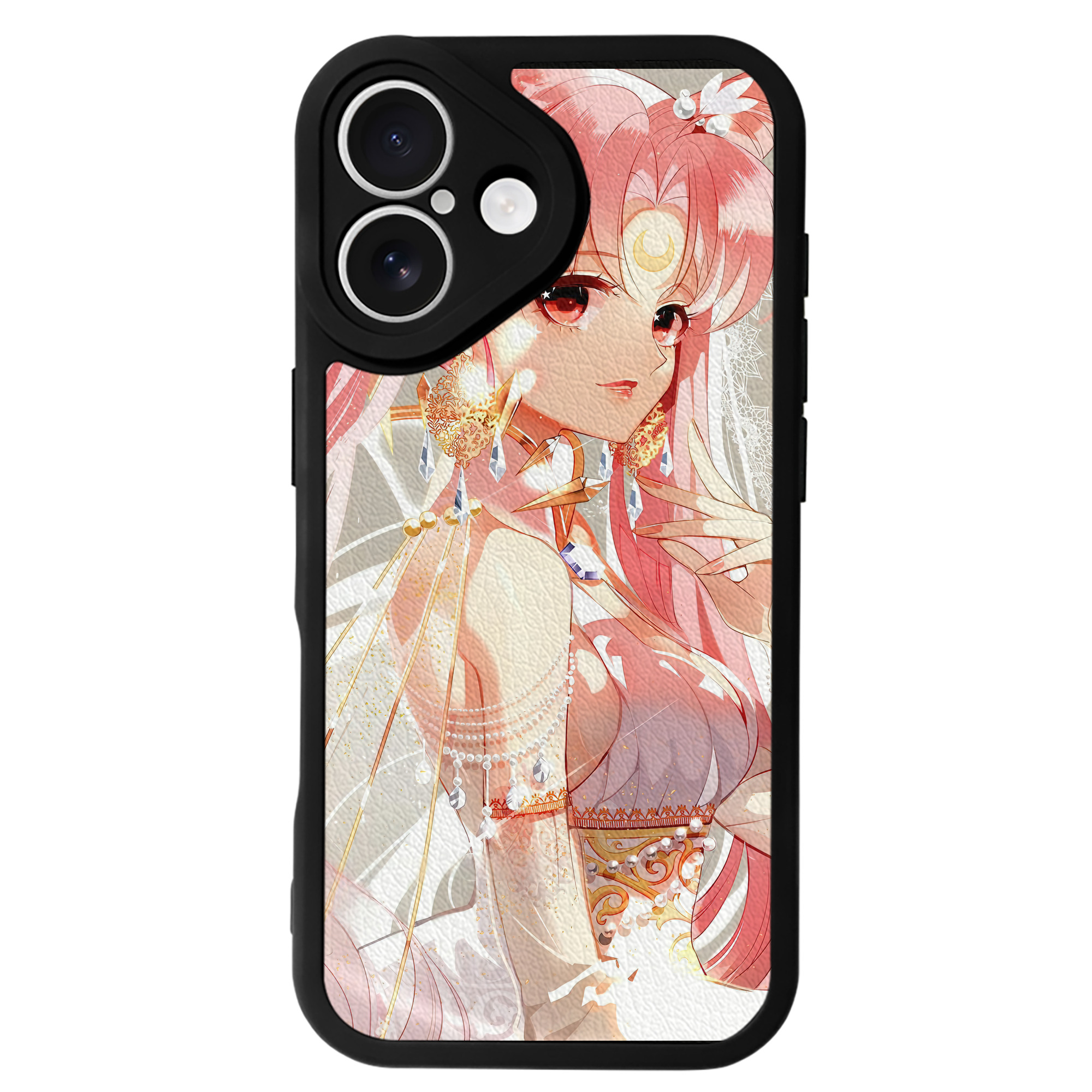 （画像用） 美少女戦士セーラームーン Sailor Moon 【iPhone 16シリーズ対応】シリコンスマホケース（レザー調） 材質：シリコン